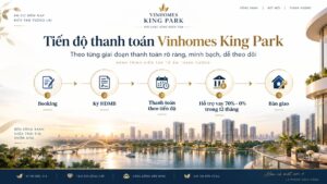 Tiến độ thanh toán Vinhomes King Park