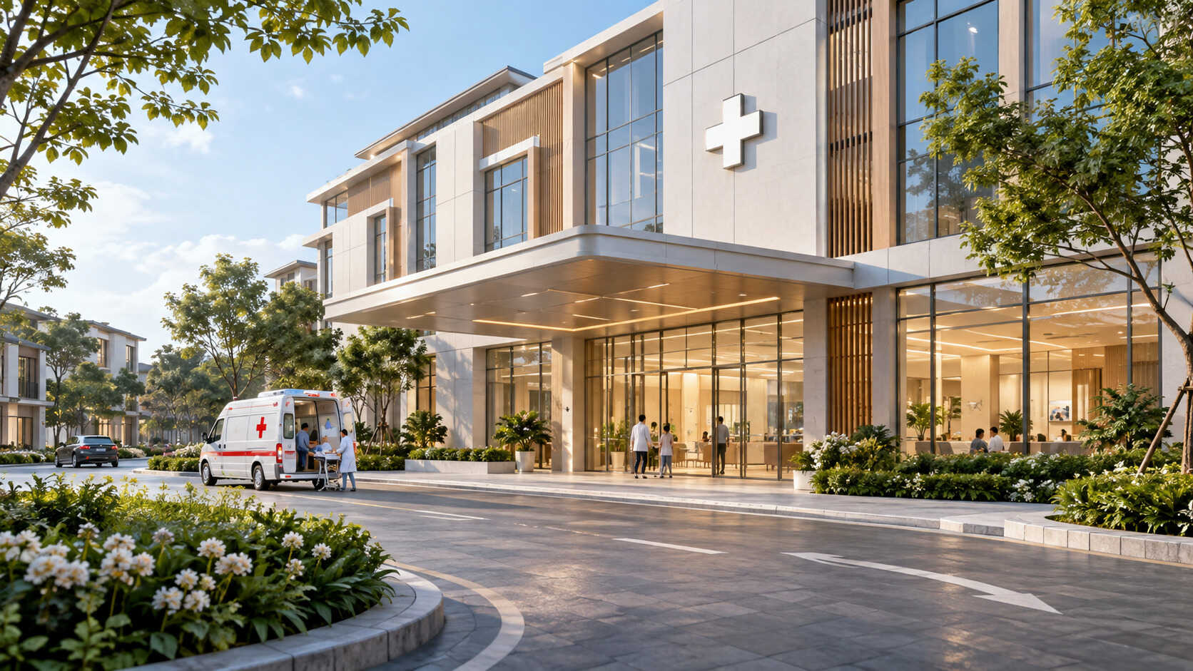 Công trình y tế Vinhomes King Park phục vụ chăm sóc sức khỏe cư dân