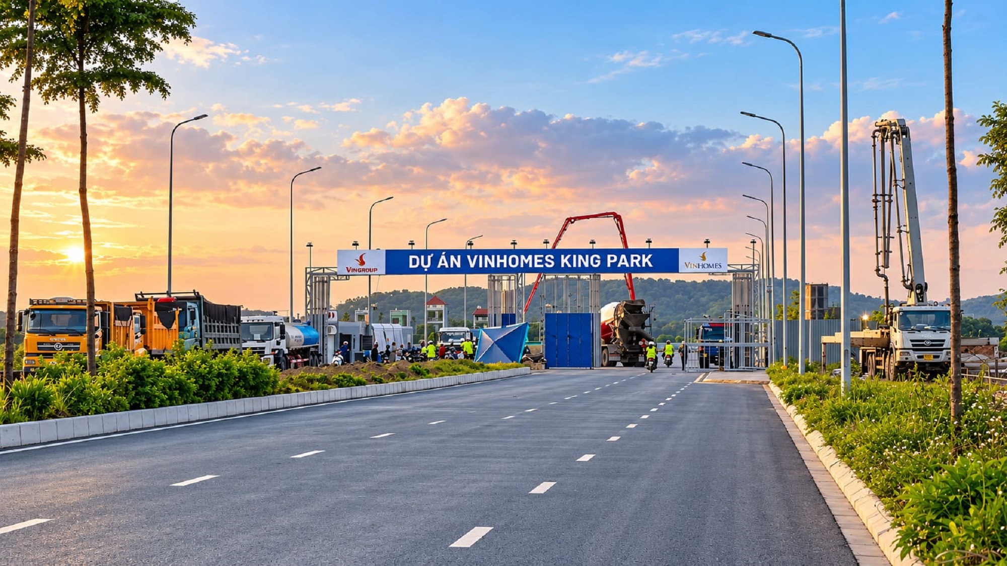 Tiến độ thi công Vinhomes King Park