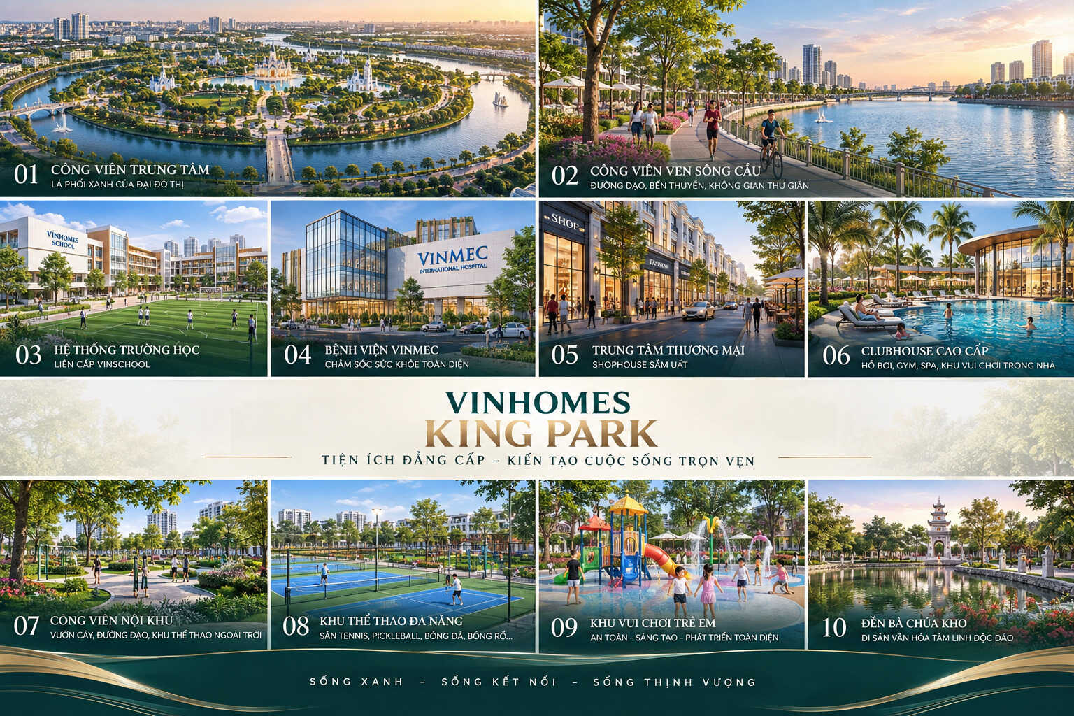 Tổng hợp Tiện ích Vinhomes King Park
